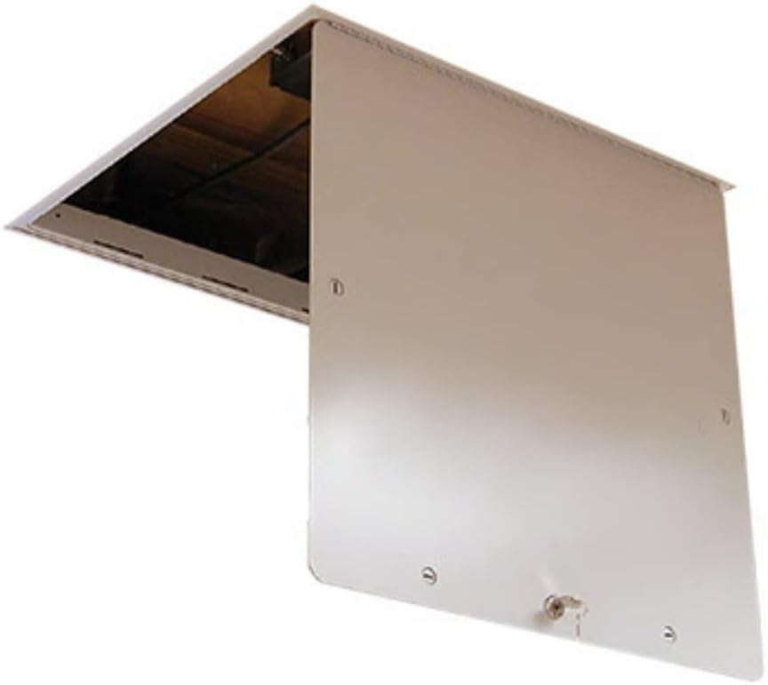LW CT 590 T-BAR DROP CEILING ALUMINUM ACCCESS PANEL (24X48, NEOPRENE GASKET W/KEYED CYLINDER LOCK)