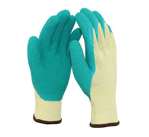 Gardening Heavy Duty Garden Farming Gloves Washable with Right Hand Fingertips ABS Claws for Pruning, Digging & Planting, Gardening Tool for Home Pots(5 Pair Set)