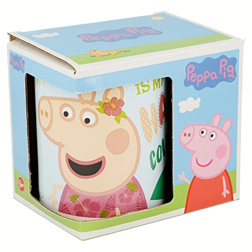 Stor Tasse mug Peppa Pig Having fun Céramique Rose clair (350 ml)