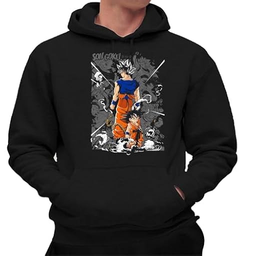 the Fan Tee Sudadera Adulto con Capucha de Hombre Dibujos Animados Dragon Bola Ball Anime Manga 674 L | Ya disponible en tu tienda friki favorita! En mundofriki.es!