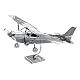 Modellflugzeug Metal Earth Fascinations MMS045 Metallbausatz Cessna 172