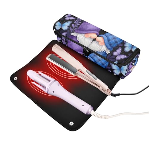 Bolsa de viaje para herramientas de cabello resistente al calor miniatura 2