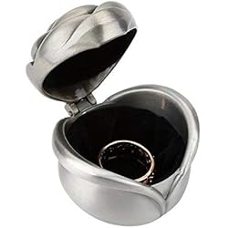 Lámparas Antiguas Pintadas Caja del anillo de bodas Rose Vintage Diseño de la flor Mujeres antiguas Abalorio Aleación de zinc Collar de la joyería Pendientes Anillo de la caja de almacenamiento, Regalos de diseño Regalos, Astil