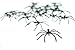Bilipala Scary Plastic Spiders Small Fake Spider Joke Toys for Prank, Pack of 20