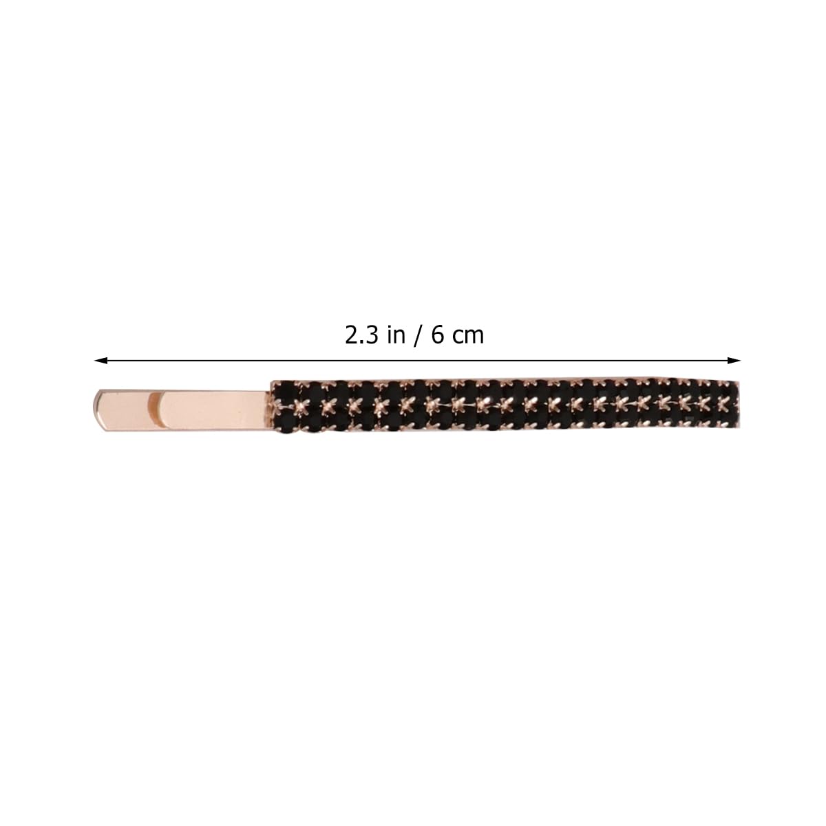 minkissy Rhinestone Hair Clip Set 8Pcs One-Line Barrette Hair Accessories for Women Girls Wedding Party Daily Styling - Image 2