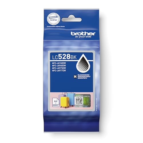 Brother LC528BK Cartouche d'encre 1 pièce(s) Original Noir