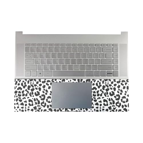 Image of Gaming Skin Compatible with HP Envy x360 16 inch (2023) - Snow Leopard Print - Premium 3M Vinyl Protective Wrap Decal Cover - Easy to Apply | Crafted in The USA by MightySkins