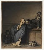 FROZBI images d'affiches d'art Murale d'art l'image imprimée Peinture à l'huile une affaire criminelle d'Honoré Daumier pour la Décoration Murale 60x90cm