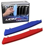 iJDMTOY Exact Fit ///M-Colored Grille Insert Trims Compatible With 2006-2008 BMW E90/E91 Pre-LCI 3 Series w/12-Beam Grill ONLY