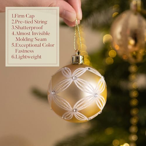 Boules de Noël incassables 5 cm Valery Madelyn pour éviter la casse des décors - 7