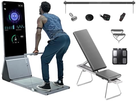 AEKE Smart Home Gym System- Fitness Mirror K1: AI-Powered All-in-...