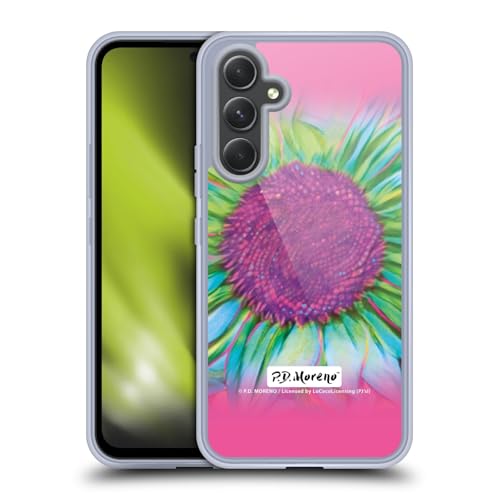 Coque en gel Samsung Galaxy A54 5G P.D. Moreno au motif tournesol assorti
