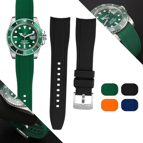 Bracelet montre silicone courbe Longines BN0193 anti transpiration