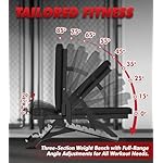 RITFIT Adjustable Weight Bench with Multiple Back Positions for Full Body Workouts, Incline, Decline, and Flat Settings for Home Gym Strength Training, 1300LB Capacity - Image 4