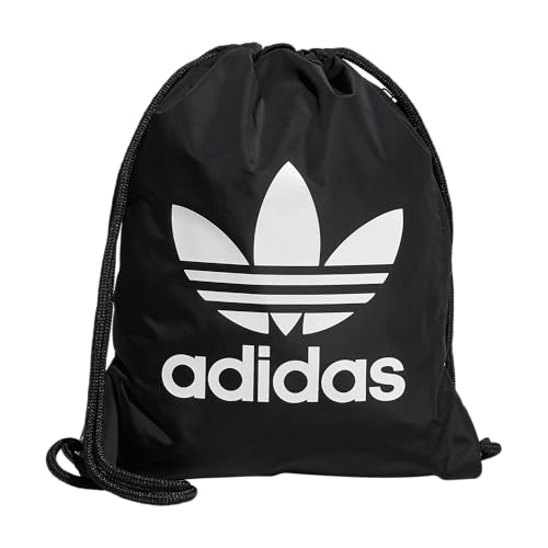adidas Originals Pacote com três folhas, Mochila de trevo, Preto/branco, One Size