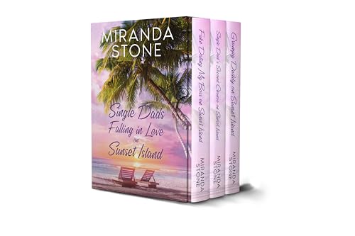 Single Dads Falling in Love on Sunset Island Box Set: Clean and Wholesome Romances