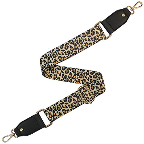 Image of Duwi Wide Handbag&Purse Strap Jacquard Woven Guitar Style Replacement Strap Multicolor Canvas Adjustable Crossbody Bag Strap