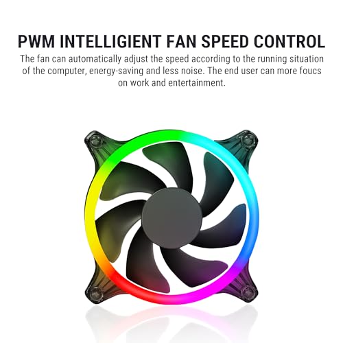 Ant Esports ICE Chroma 360 ARGB 360mm ARGB Liquid Cooler/AIO with CPU Temperature Display - Black | Support Intel & AMD CPU Socket AM5, AM4, AM3,... - Image 2