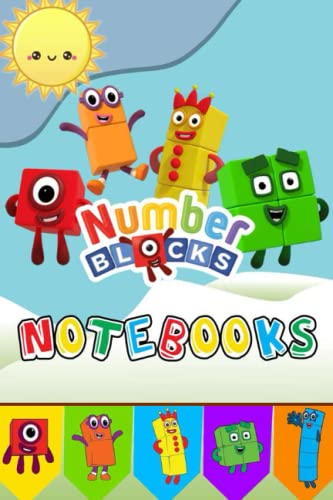 Numberblocks Notebooks Numberblocks Notebook 110 Pages 6 X 9 In ...