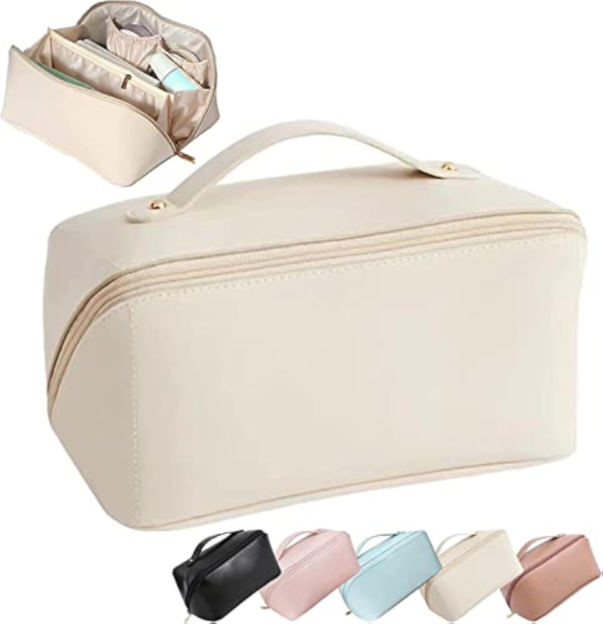 Multi-Coloured Travel Toiletry Kit, Cosmetic Organizer