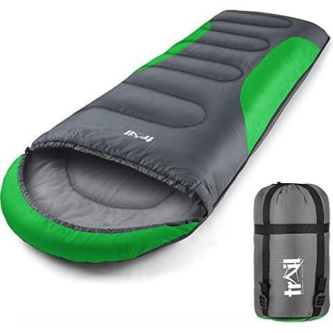 Trail Envelope Sleeping Bag with Hood Cover