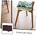 POPETPOP Versatile 32 Adhesive Felt Pads for Chair Legs Hardwood Floor Protectors No Tool Installation
