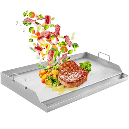 GasSaf Universal Stainless Steel Griddle, 25