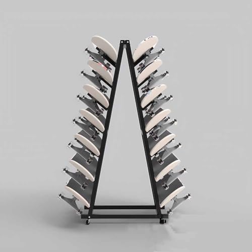 Floor-Standing Metal Snowboard Rack – Heavy-Duty Storage for Snowboards, Skis, & Skateboards – Space-Saving Display Stand for Efficient Organization & Easy Access