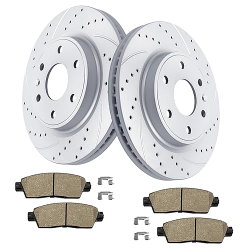 Image of Acinoparts Front(12.80 inch) Brake Kit for 2009-2017 Chevy Traverse 2008-2017