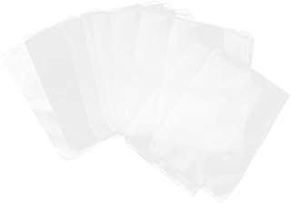 VILLCASE 10 Peças Saco De Armazenamento De Folhas Soltas Com Zíper Fichário Pasta De Documentos Fichário Protetores De Página Fichário 6 Furos Sacos De Folhas Soltas Sacos De Arquivamento