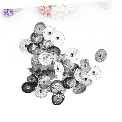 EXCEART 2 sets mechas para velas con bases metálicas 300 pcs miniatura 3