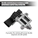 X AUTOHAUX Idle Air Control Valve IAC for Hyundai Matrix I10 1.1 2008 for Kia Picanto 2007-2010 35150-02800 Black
