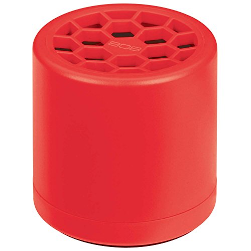 808 Audio SP200RDP Portable Bluetooth Speaker - Red Thump Hex Design from