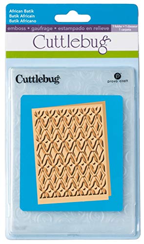 Cuttlebug A2 Embossing Folder, African Batik