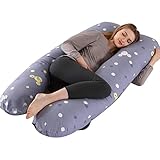 ღ Diseño único en forma de U: la almohada de maternidad tiene un diseño en forma de U, proporciona el equilibrio perfecto entre comodidad y apoyo para su espalda, glúteos, piernas, abdomen y cabeza. ¡Reemplaza varias almohadas para ahorrar espacio en la cama, apoya la cabeza, la espalda y el abdomen a la vez