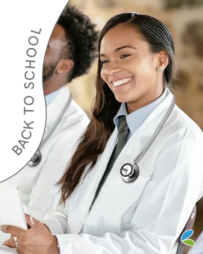 Image of FriCARE Dual Head Stethoscope - Stethoscopes for Nurses, Medical Nursing Students, Paramedics /EMT /LVN /VNA Backup Estetoscopio, Haze Grey Tube, Stainless Steel Chestpiece