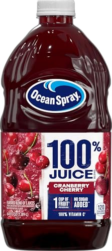 Ocean Spray® 100% Juice Cranberry Cherry Juice Blend, 64 Fl Oz Bottle