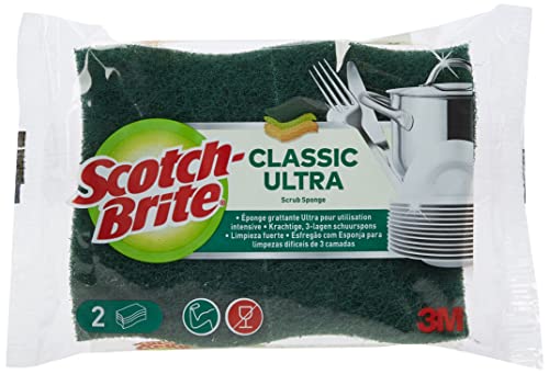 Image of Scotch-Brite Classic Ultra Scrub Sponge, 10 Pieces in Pack