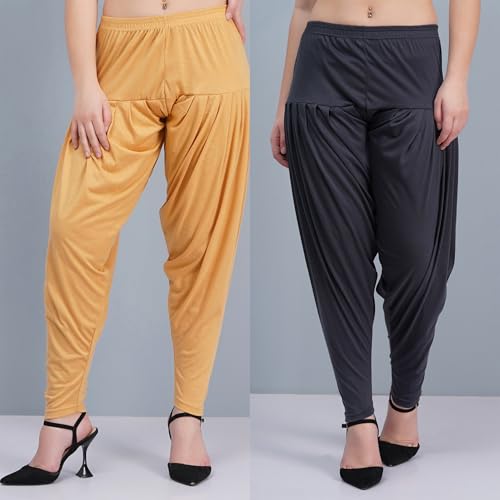Image of Buy That Trendz Patiala Salwar for Women Relaxed Fit Viscose Patiyala Salwar Harem Bottom Pants