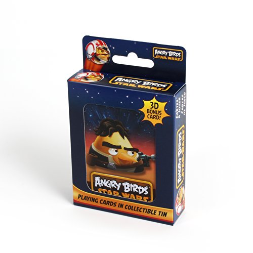 Cartamundi Star Wars Angry Birds Playing Cards in Tin-Han Solo