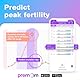 Easy@Home 100 Ovulationstest Kinderwunsch Fruchtbarkeitstest für Frauen Eisprung 25 mIU/ml mit Optimaler Sensitivität - Unterstützt von Premom Fertilitätsmonitor Ovulation APP - 100 LH Test