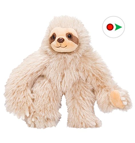 Record Your Own Plush 8 inch Speedy The Sloth - Ready 2 Love in a Few Easy Steps