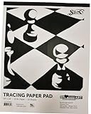 Sax Tracing Paper Pad, 25 lbs, 19 x 24 Inches, White, Pack of 50