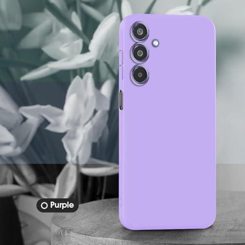 Image of Back Cover for Samsung Galaxy M35 5G | Full Camera Protection | Premium Liquid Silicon Case | Flexible Bumper Case for Samsung Galaxy M35 5G (Purple)
