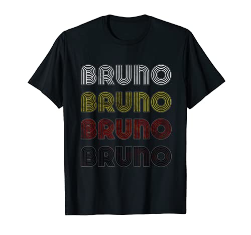 Love Heart Bruno Grunge / Vintage Style Black Tee T-Shirt