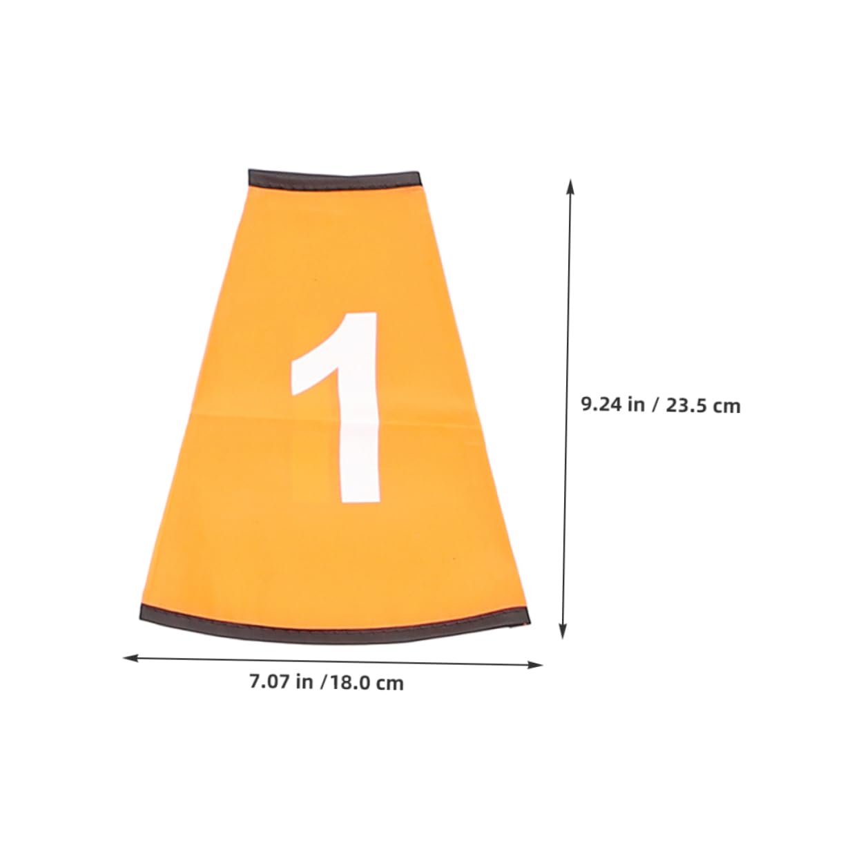 TOYANDONA 2 Juegos Fundas para Conos con Números Visibles Duraderos para Conos de Entrenamiento de Fútbol Mangas de Logotipo para Prácticas de Posicionamiento y Ejercicios de Agilidad