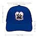 Black Cats Flower Baseball Cap Dad Hat Adjustable Size Trucker Caps for Outdoor Activities All Seasons Navy-style