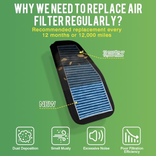 Image of Engine & Cabin Air Filter Fit for Ford Escape 2007-2012, Mazda Tribute 2008-2011, Mercury Mariner 2005-2011 Air Filter Kit Replace# CF10548 CA8997 Car Accessories