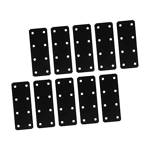 NAMOARLY Brackets for Wood 10pcs Straight Corner Brace Plates Reinforcement for Furniture