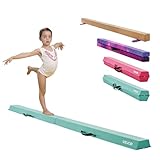 VEVOR Poutre Gymnastique Pliable pour Enfant, 235 cm, Poutre d'équilibre antidérapante, ...